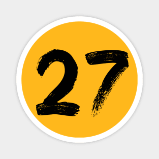 Number 27 Magnet